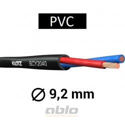KLOTZ SCY2040 Kabel, przewód głośnikowy 2 x 4 mm2 PVC LHC